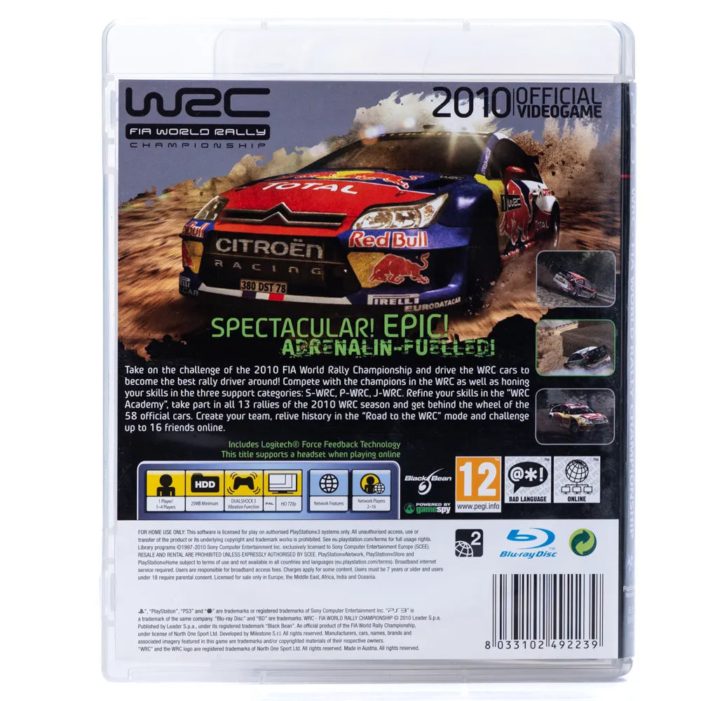 WRC FIA World Rally Championship - PS3 spill - Retrospillkongen