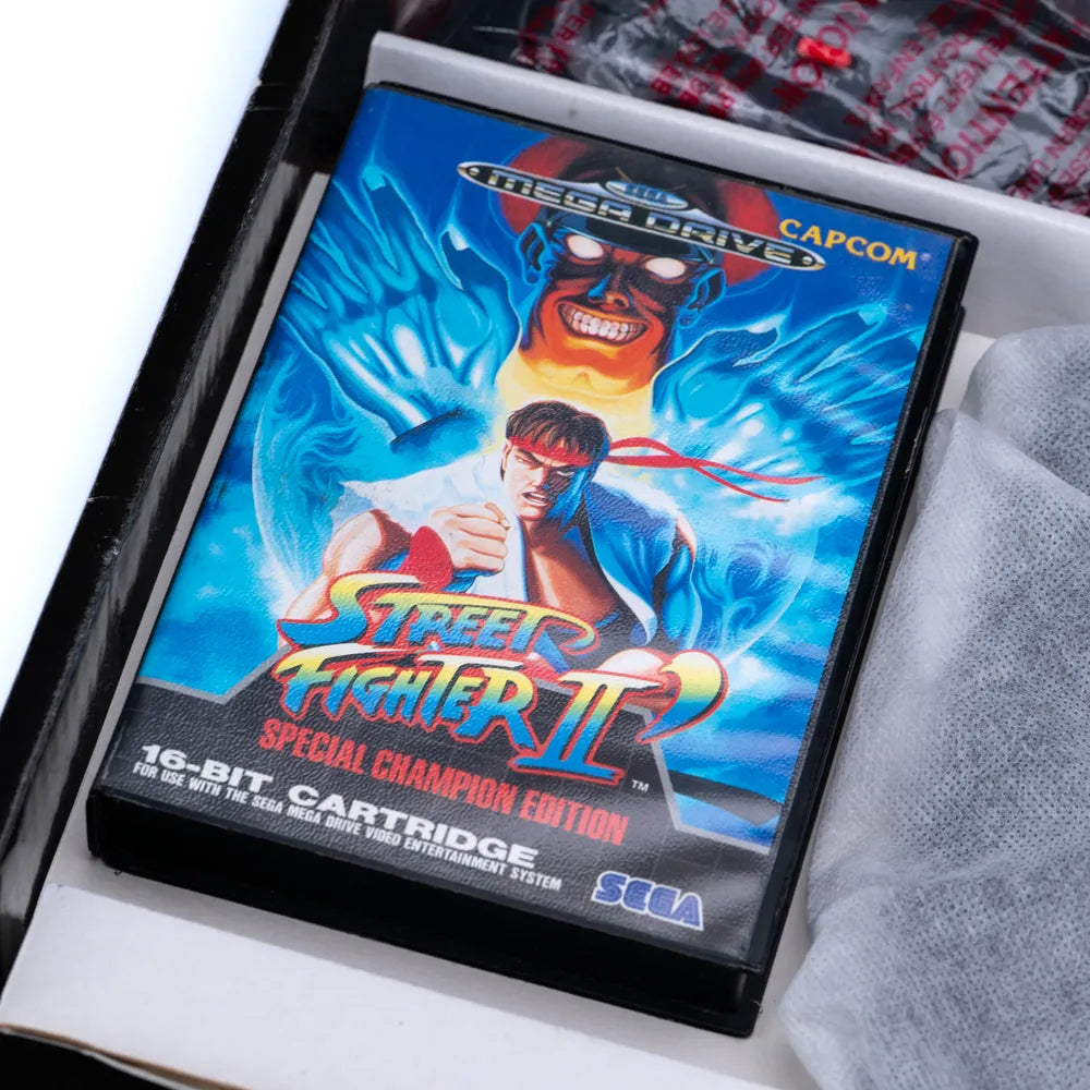 Sega Mega Drive II Street Fighter II Special Champion Edition i eske - Retrospillkongen