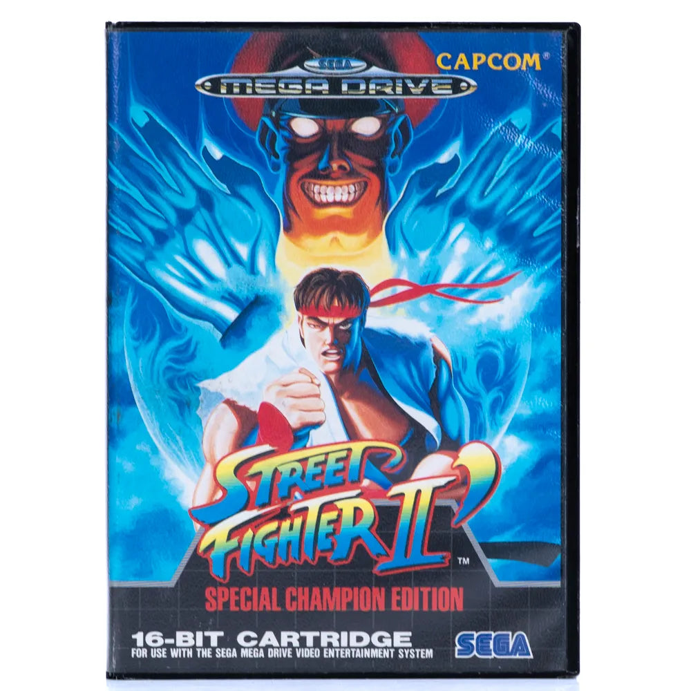 Sega Mega Drive II Street Fighter II Special Champion Edition i eske - Retrospillkongen
