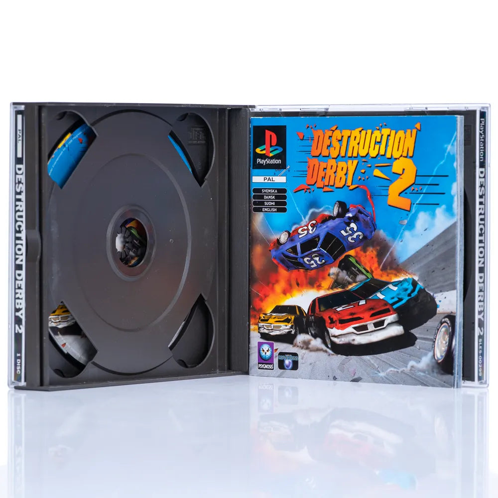 Destruction Derby 2 - PS1 spill - Retrospillkongen