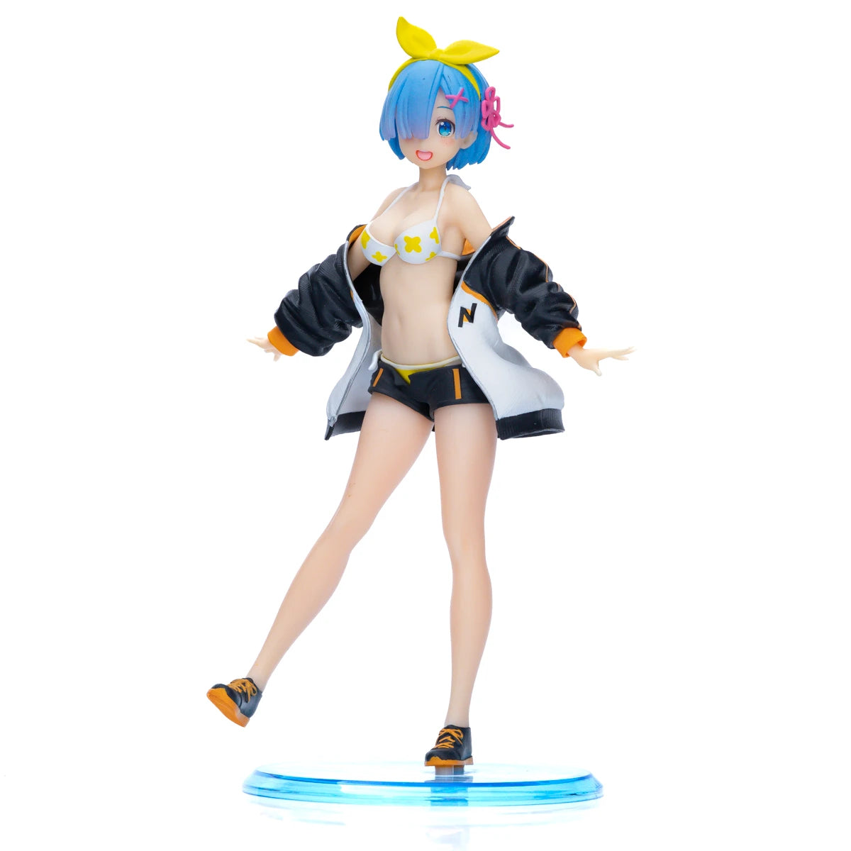 Original Taito Re:Zero Rem Swimsuit Subaru Jacket Figur Statue - Retrospillkongen