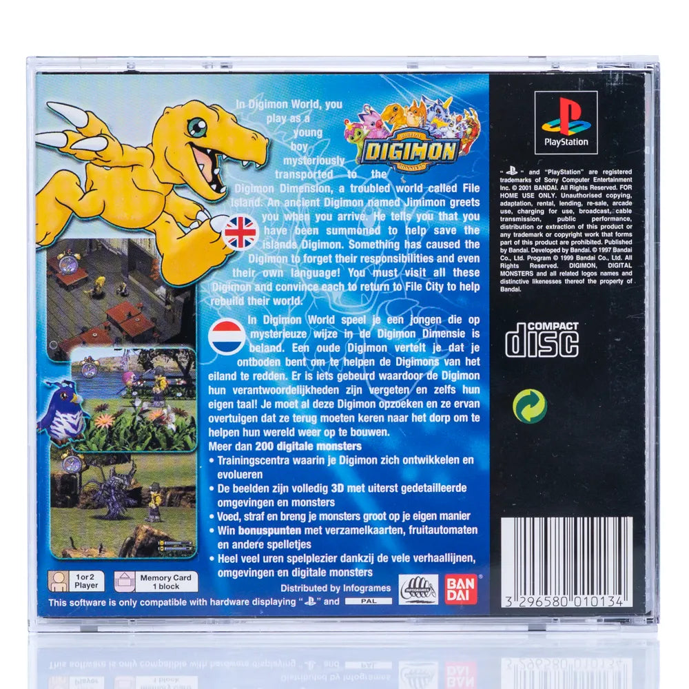 Digimon World - PS1 spill - Retrospillkongen