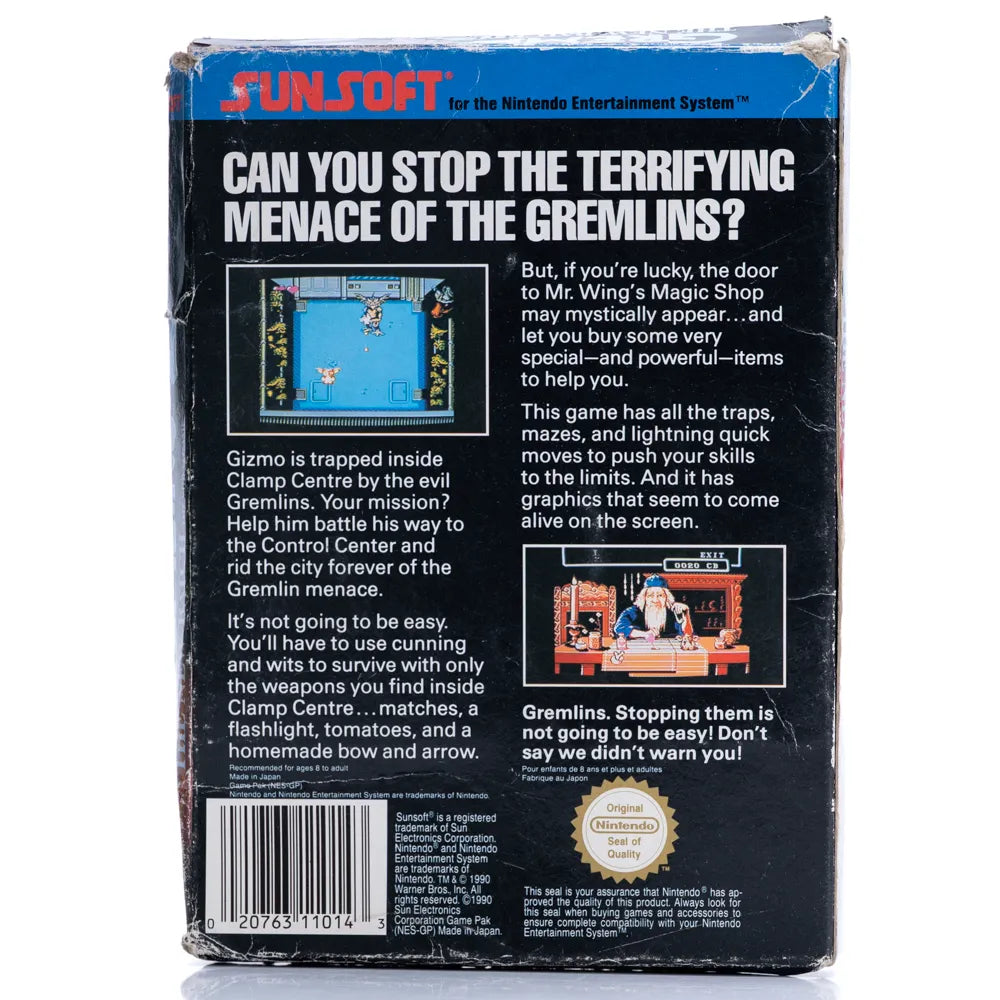 Gramlins 2: The New Batch - NES spill (I Eske) - Retrospillkongen