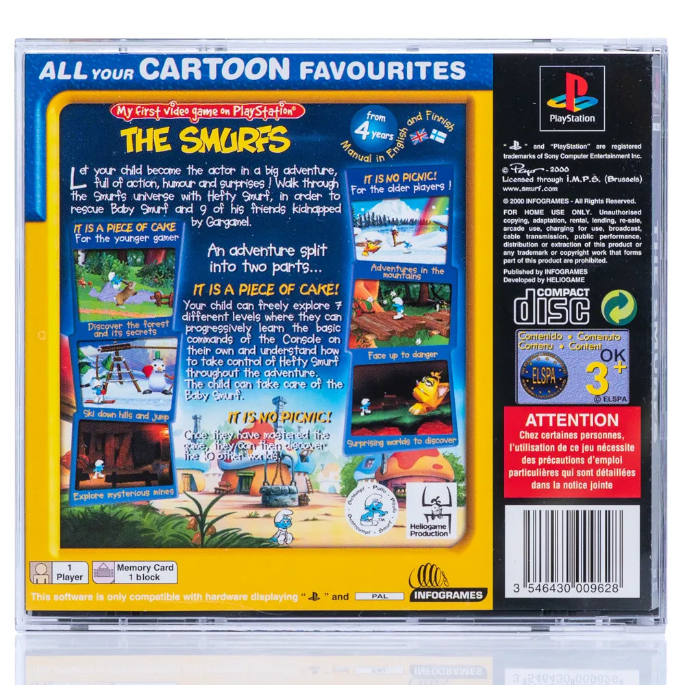 The Smurfs - PS1 spill - Retrospillkongen