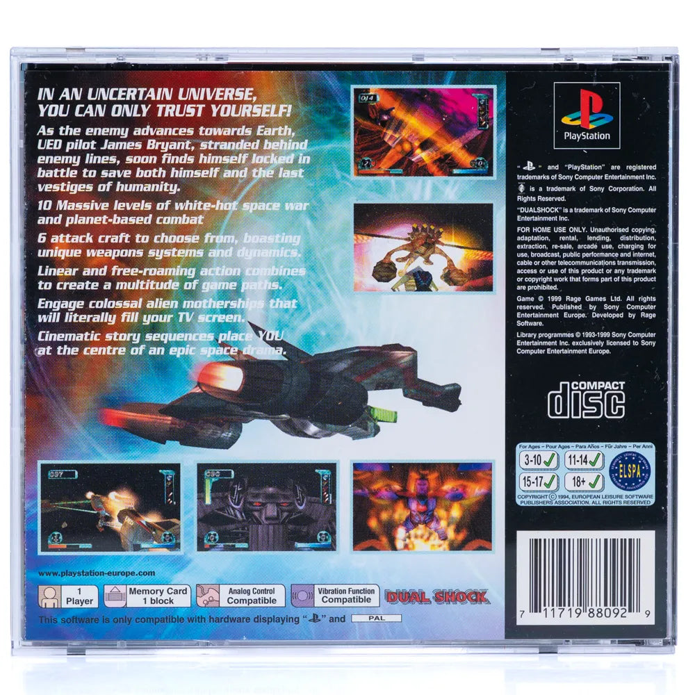 Space Debris - PS1 spill - Retrospillkongen