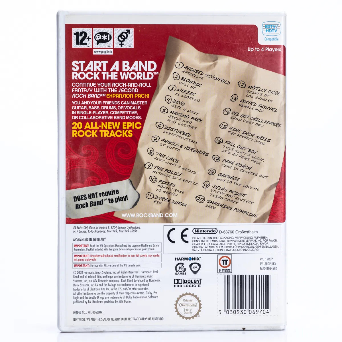 Rock Band Song Pack 2 - Wii Spill - Retrospillkongen