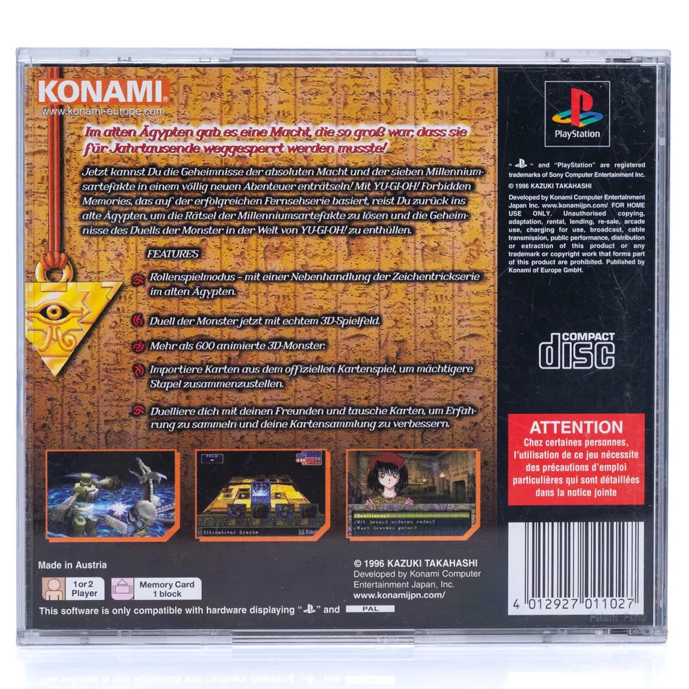 Yu-Gi-Oh! Forbidden Memories - PS1 spill - Retrospillkongen