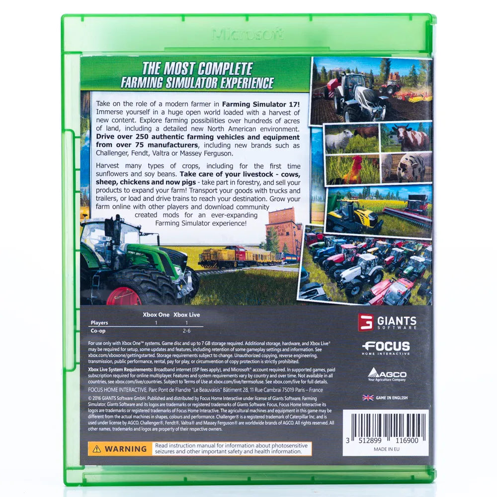 Farming Simulator 17 - Xbox One spill - Retrospillkongen