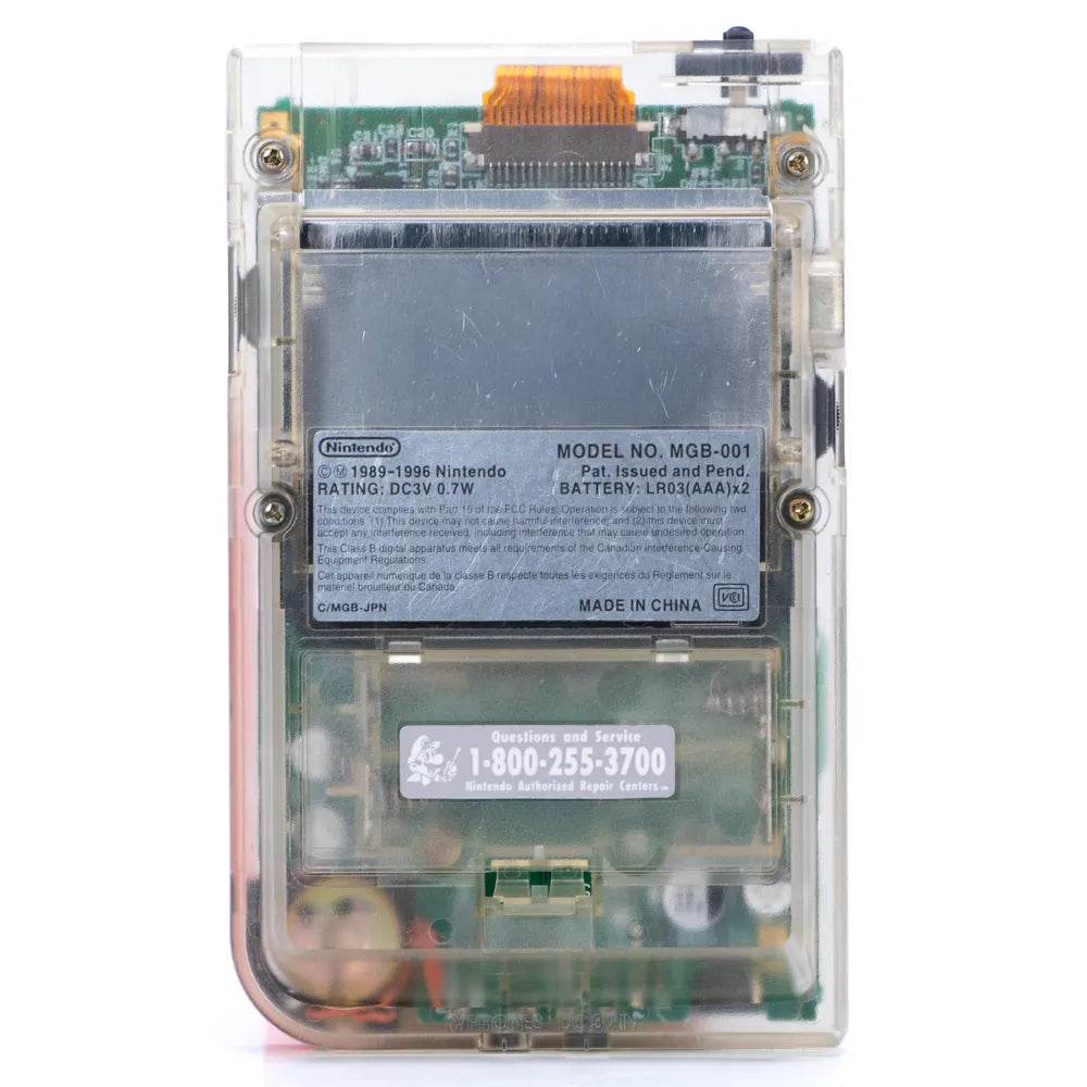 Original Nintendo Gameboy Pocket Konsoll Clear (GBP) - Retrospillkongen