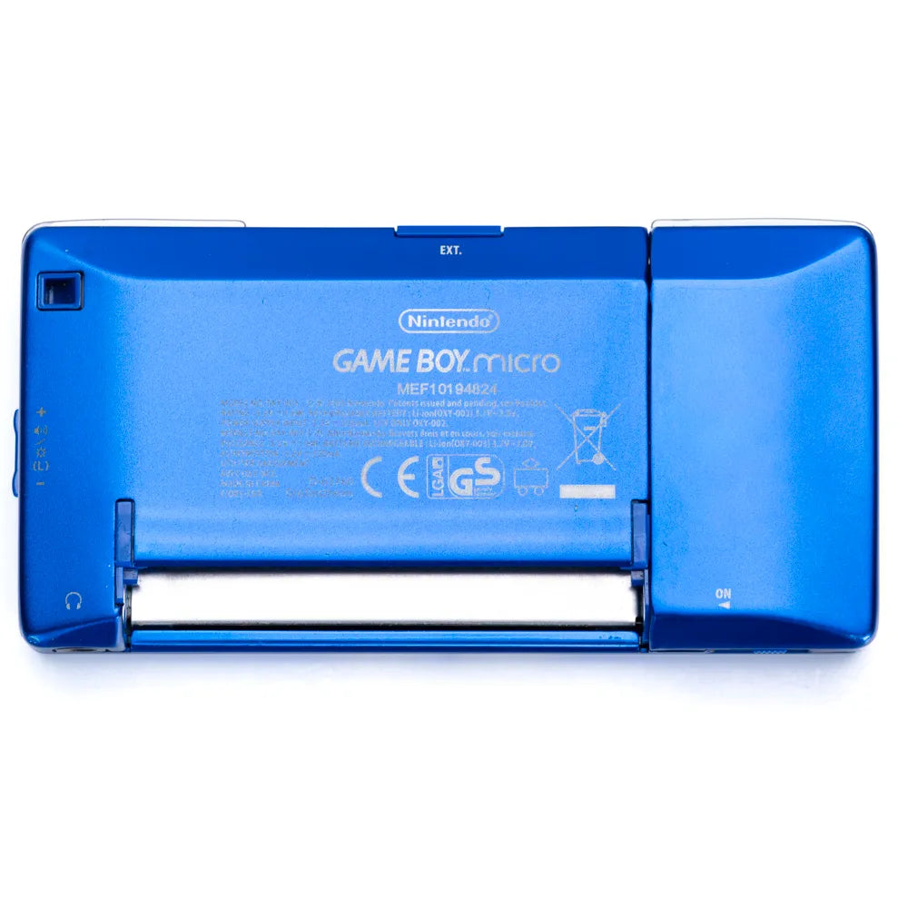 Nintendo Gameboy Micro Blå m/Strømadapter - Retrospillkongen