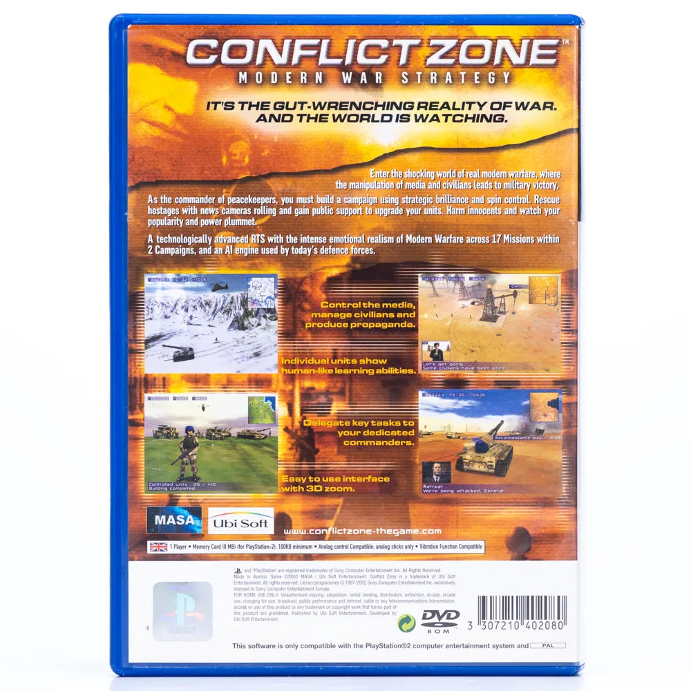 Conflict Zone: Modern War Strategy - PS2 Spill - Retrospillkongen