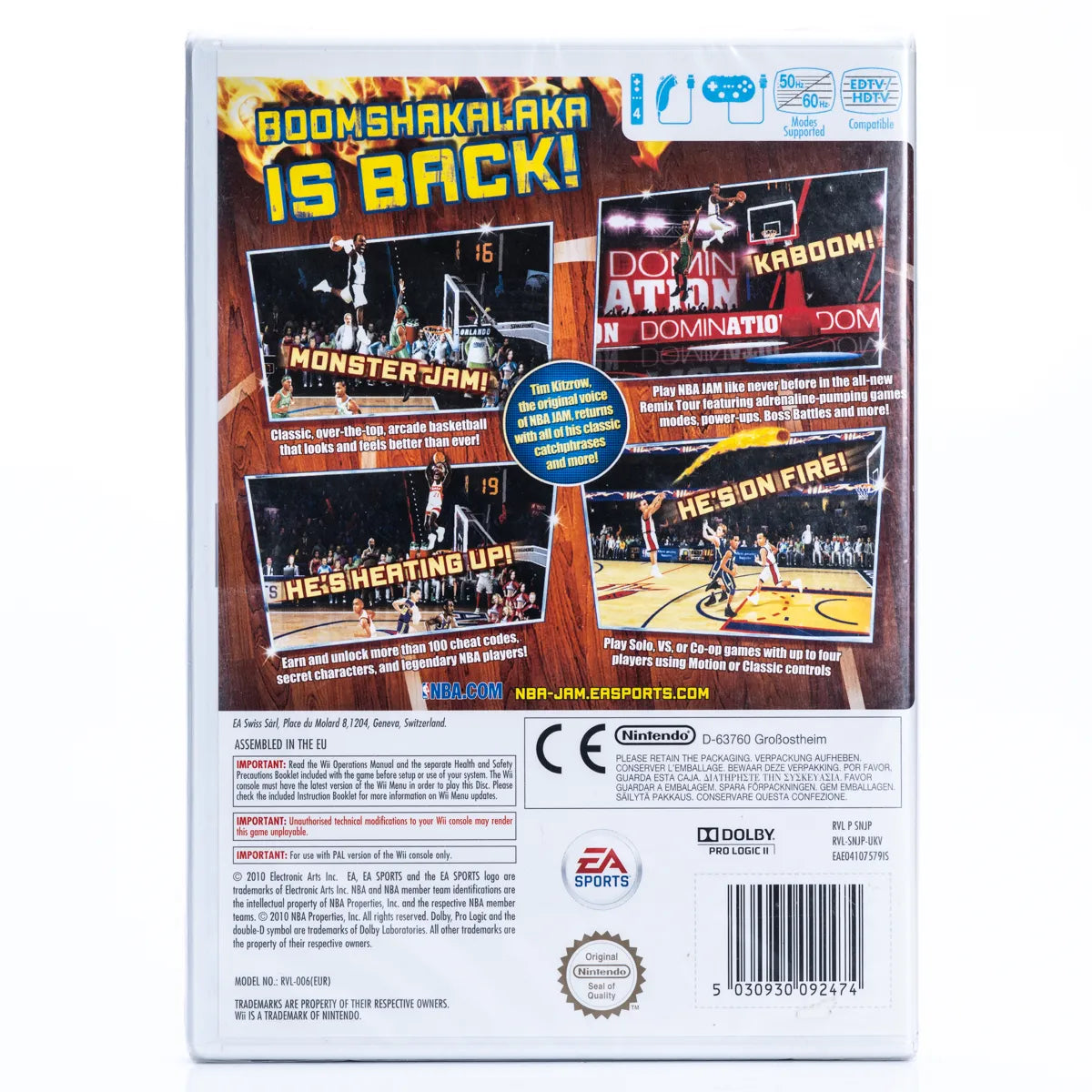 NBA Jam - Wii Spill (Forseglet) - Retrospillkongen