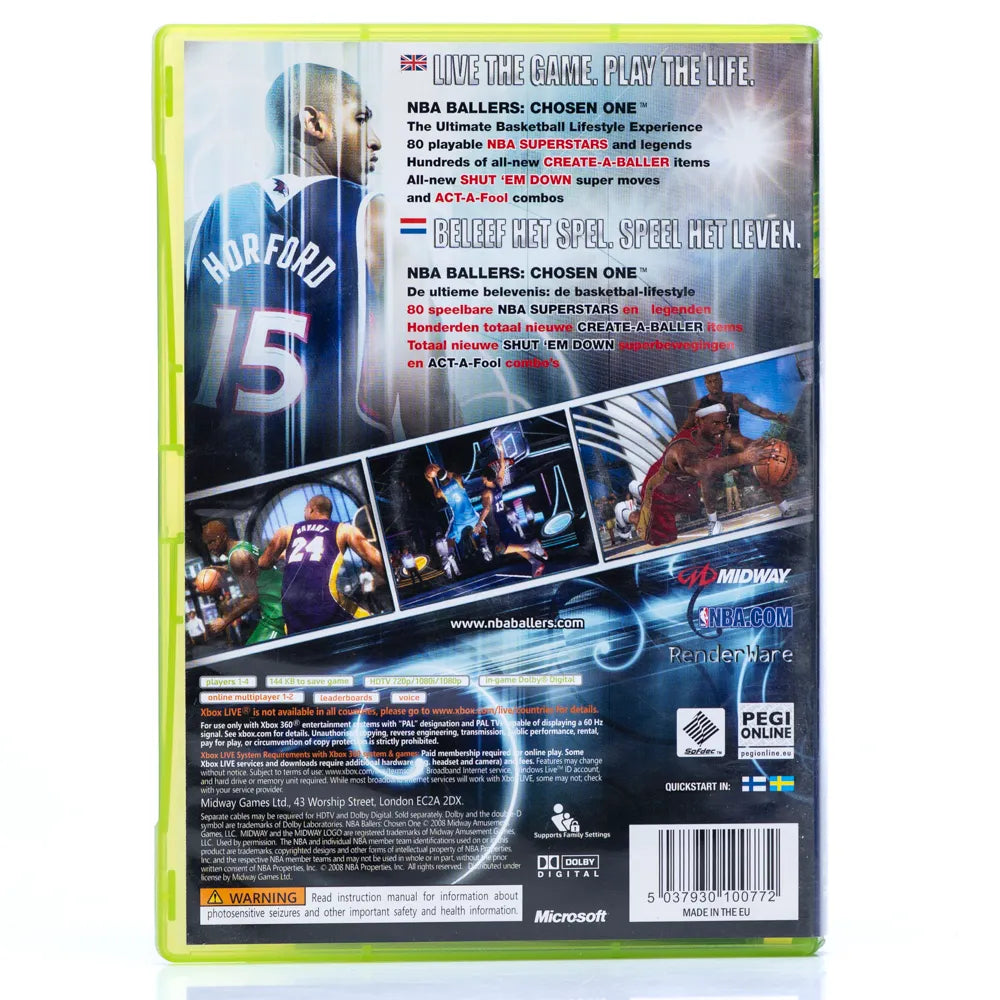 Ballers: Chosen One - Xbox 360 spill - Retrospillkongen