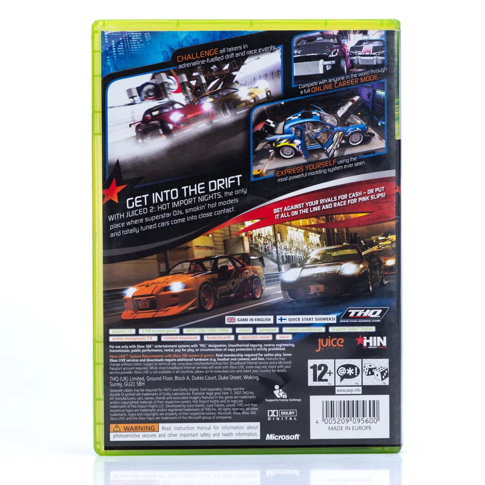 Juiced 2: Hot Import Nights - Xbox 360 spill