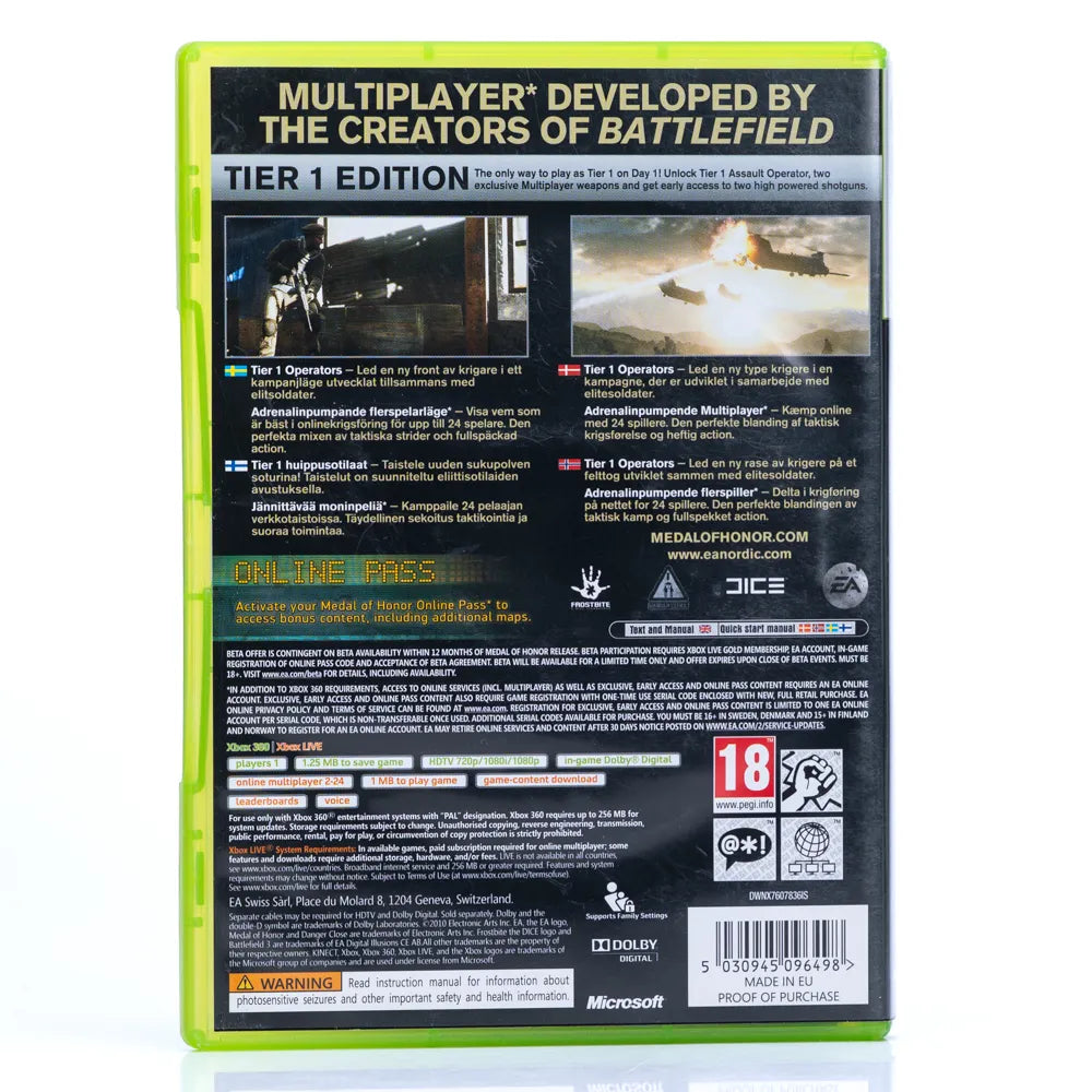 Medal of Honor - Xbox 360 spill - Retrospillkongen