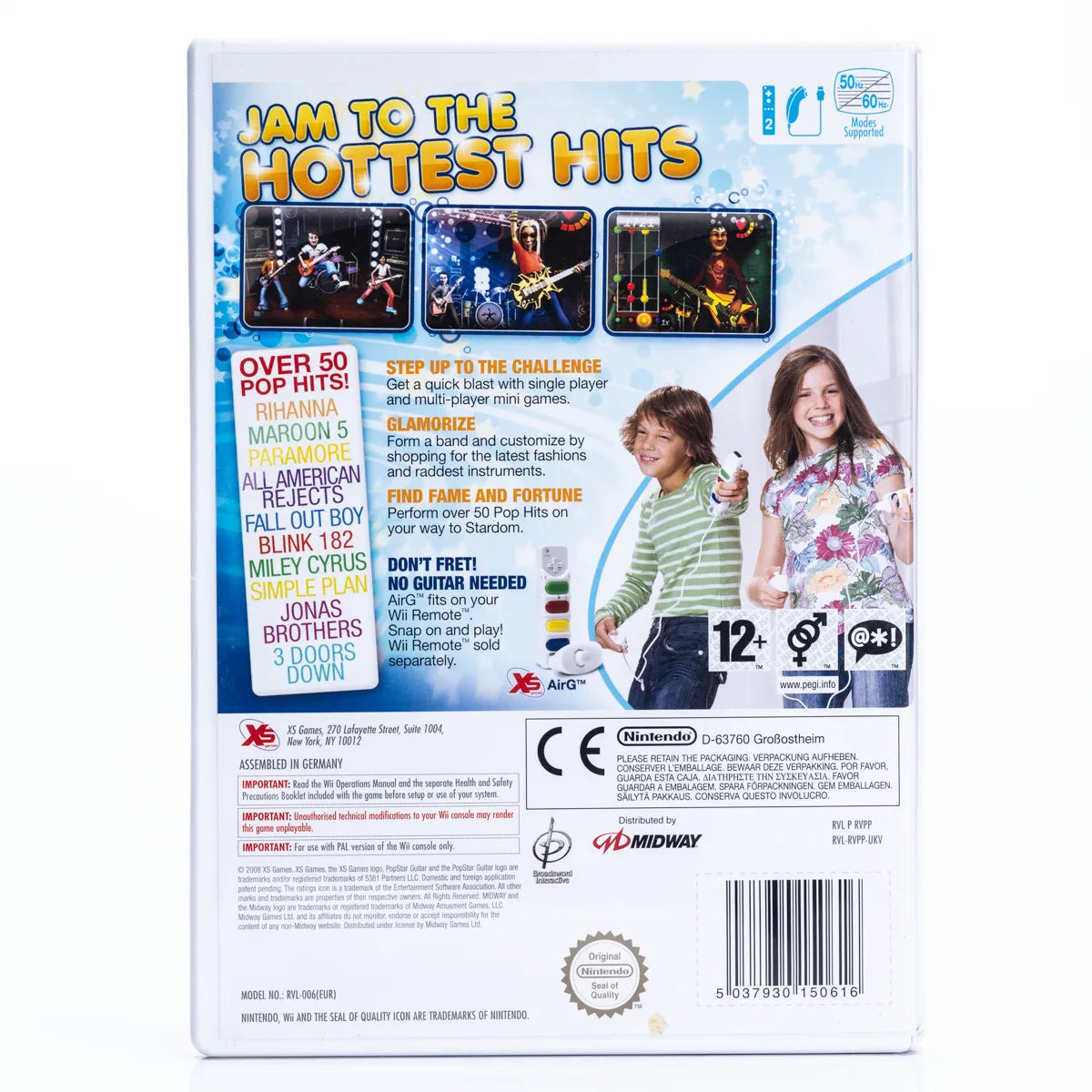 PopStar Guitar - Wii Spill - Retrospillkongen