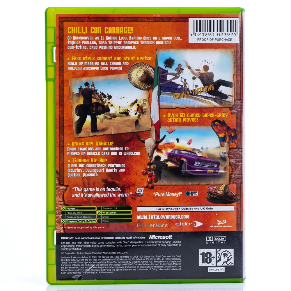 Total Overdose: A Gunslinger's Tale in Mexico - Xbox spill - Retrospillkongen