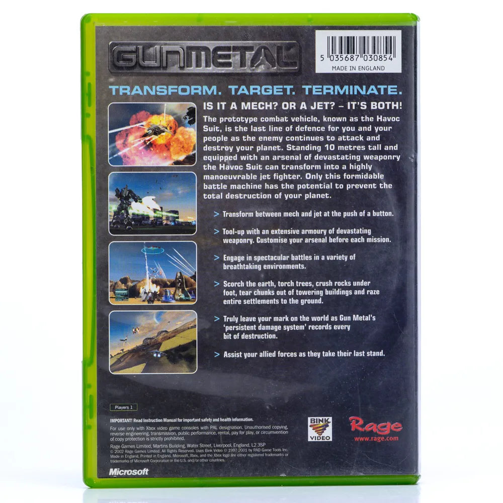 Gun Metal - Xbox spill - Retrospillkongen