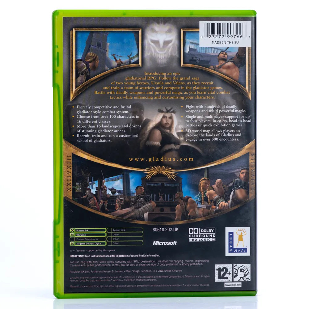 Gladius - Xbox spill - Retrospillkongen