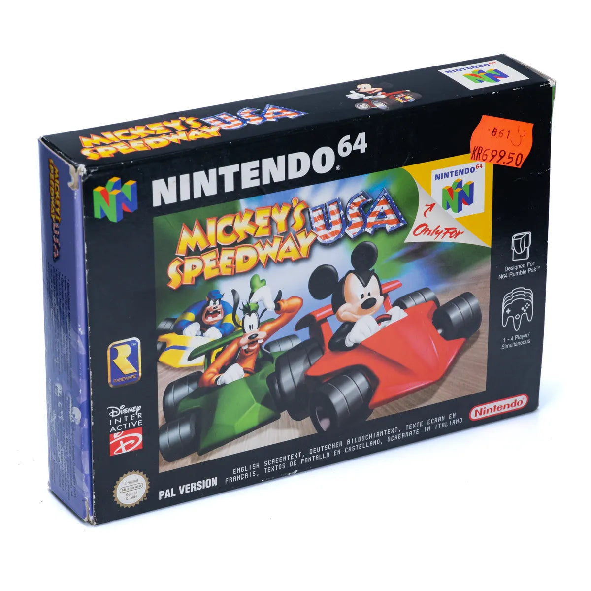 Mickey's Speedway USA - N64 spill (I eske) - Retrospillkongen