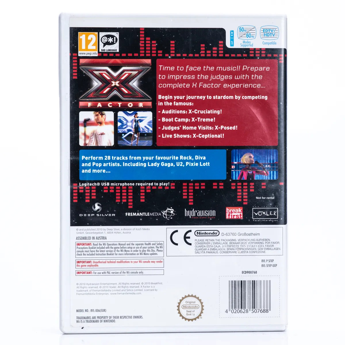 X Factor - Wii Spill - Retrospillkongen