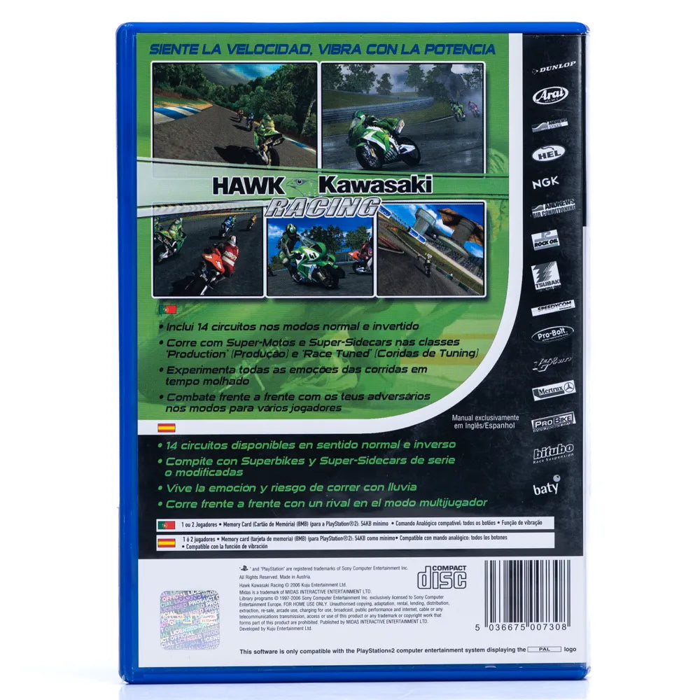 Hawk Kawasaki Racing - PS2 spill - Retrospillkongen
