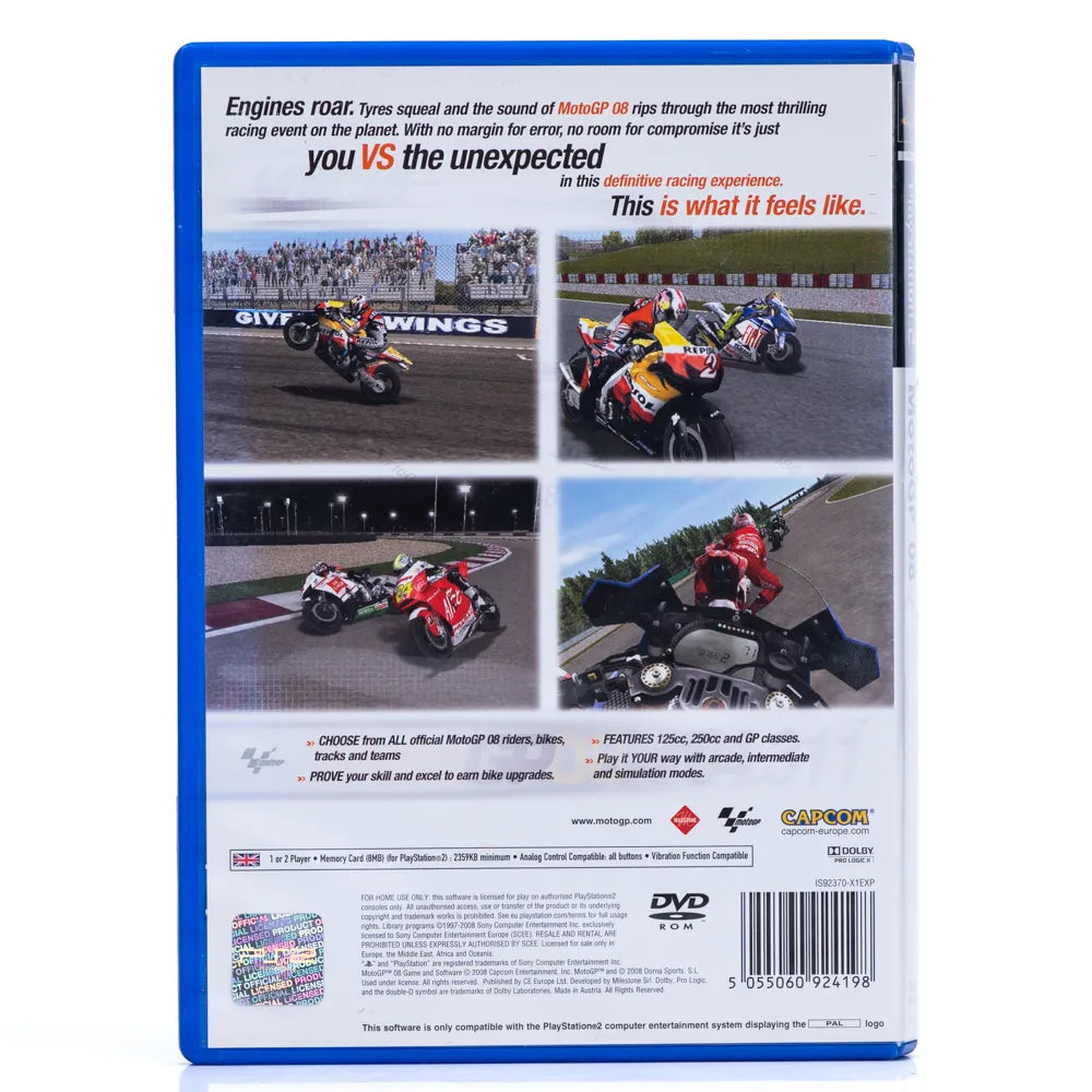 MotoGP 08 - PS2 spill - Retrospillkongen