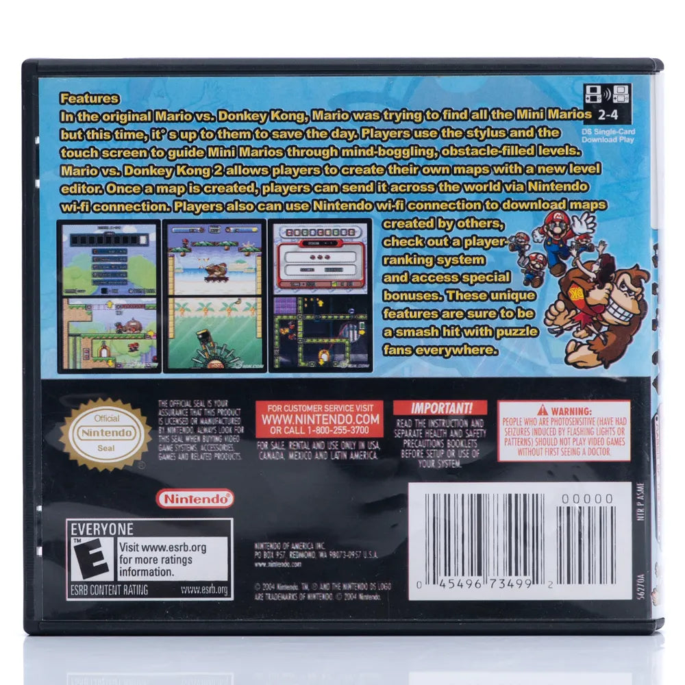 Mario vs. Donkey Kong 2: March of the Minis - Nintendo DS spill (NTSC, Regionfri) - Retrospillkongen