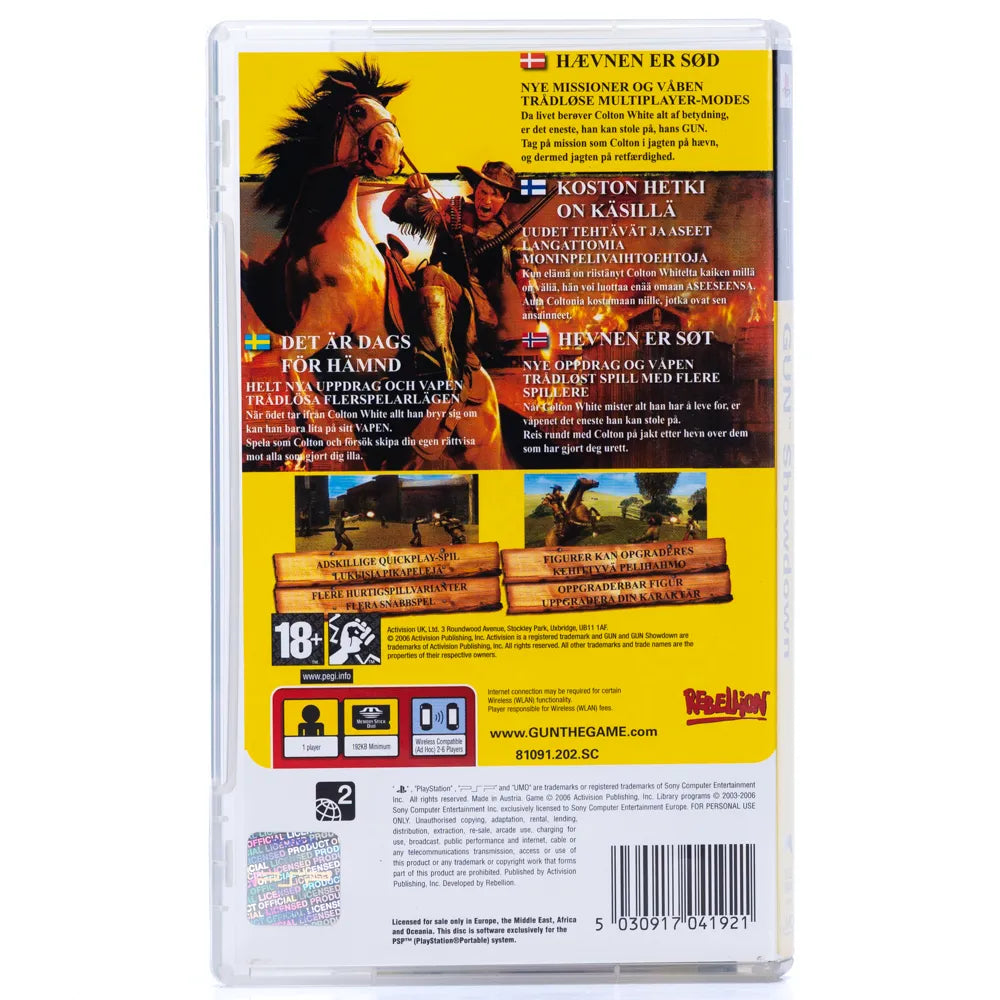 GUN: Showdown - PSP spill
