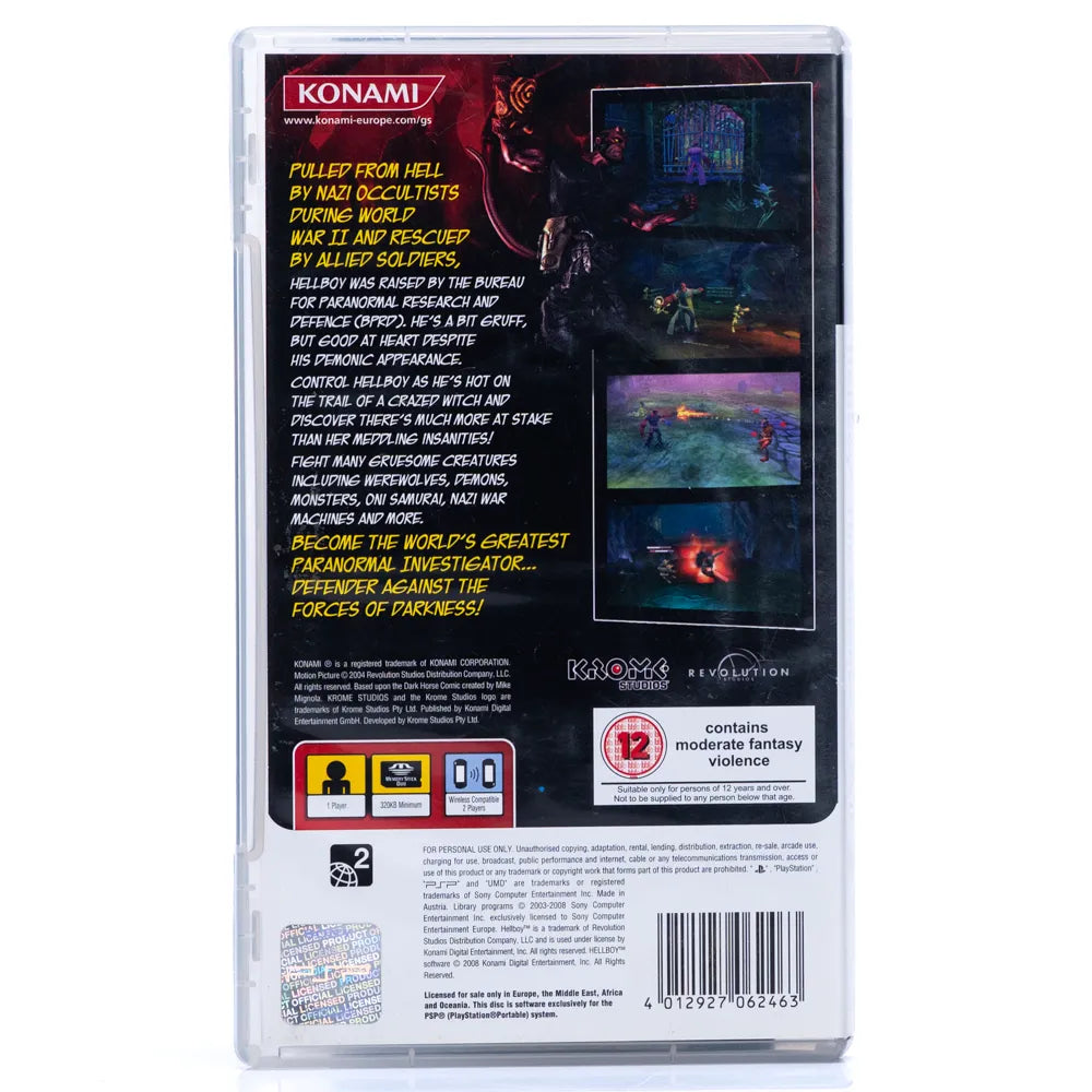 Hellboy: The Science of Evil - PSP spill - Retrospillkongen