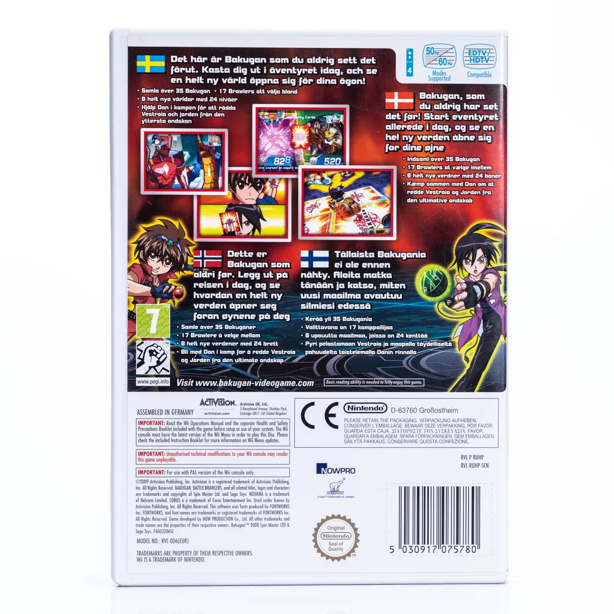 Bakugan: Battle Brawlers - Wii Spill - Retrospillkongen