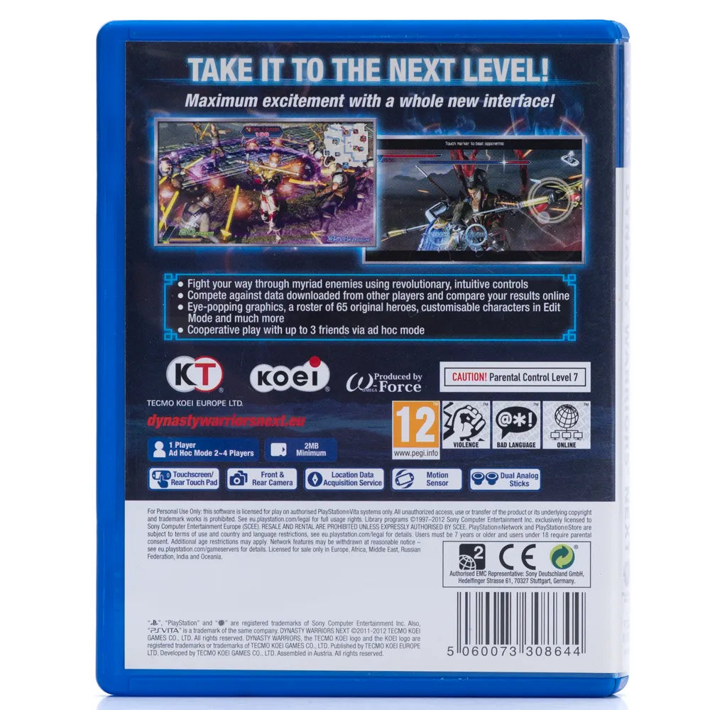 Dynasty Warriors Next - PS Vita spill