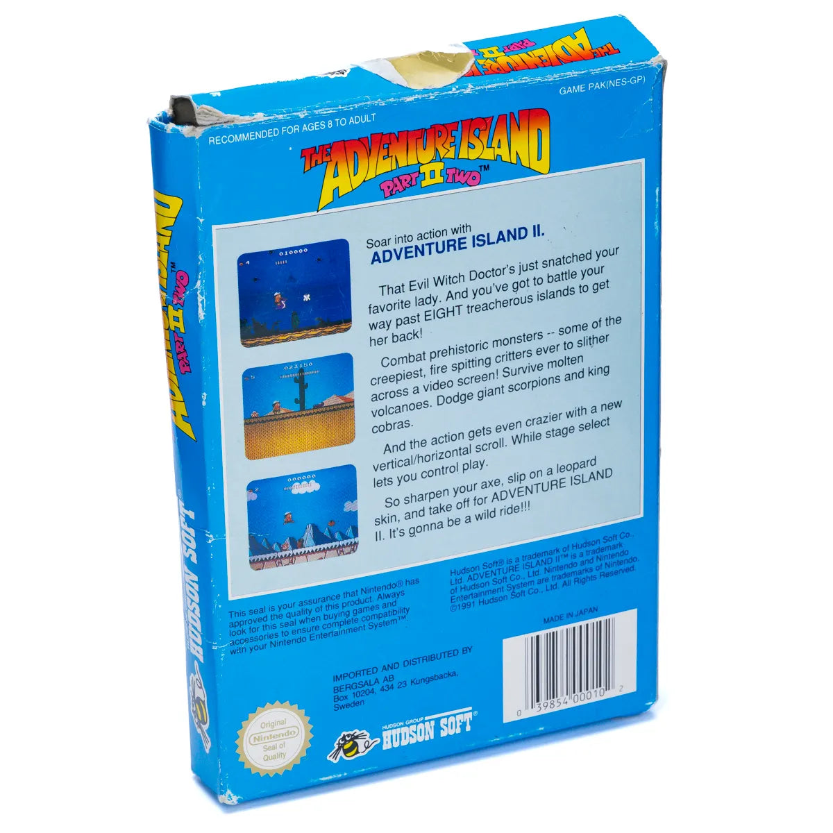 The Adventure Island Part Two - NES spill (I Eske) - Retrospillkongen