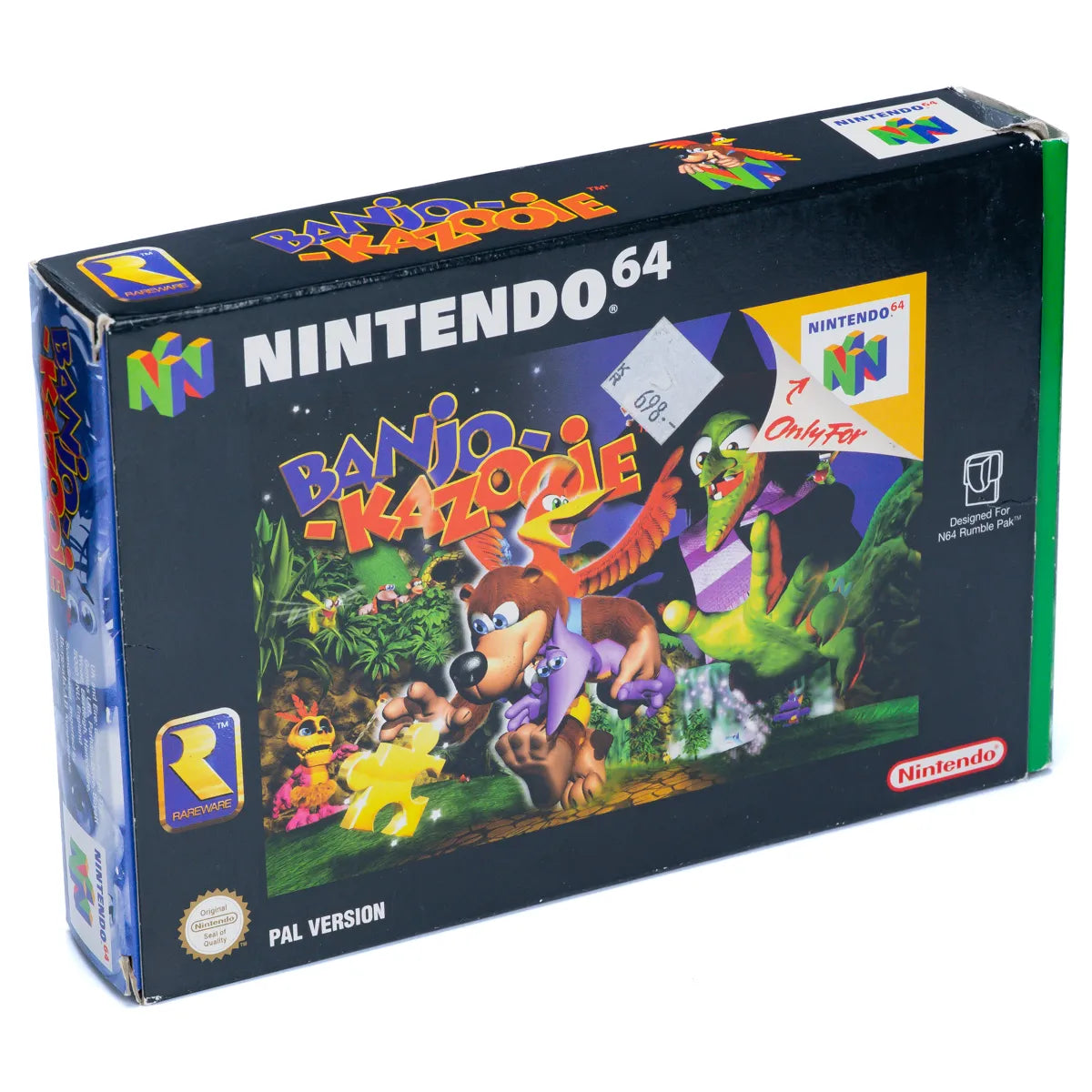 Banjo-Kazooie - N64 spill (I Eske) - Retrospillkongen