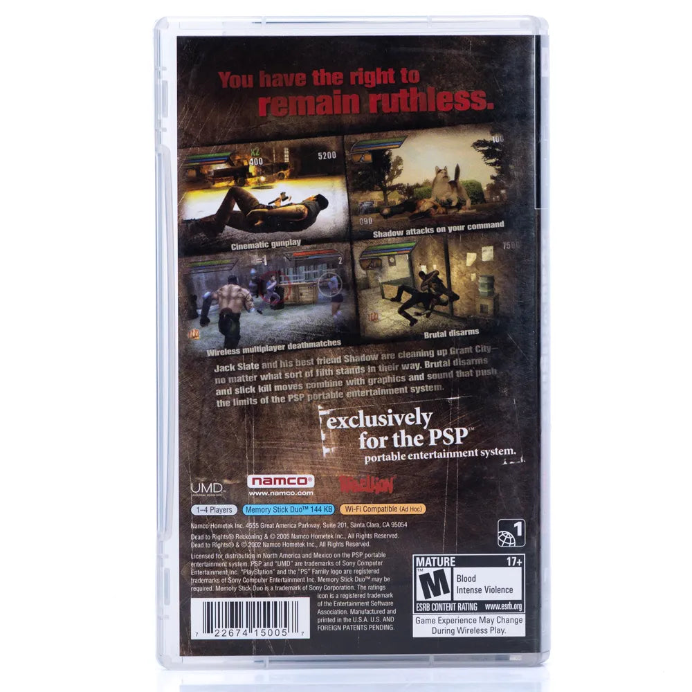 Dead to Rights: Reckoning - PSP spill - Retrospillkongen