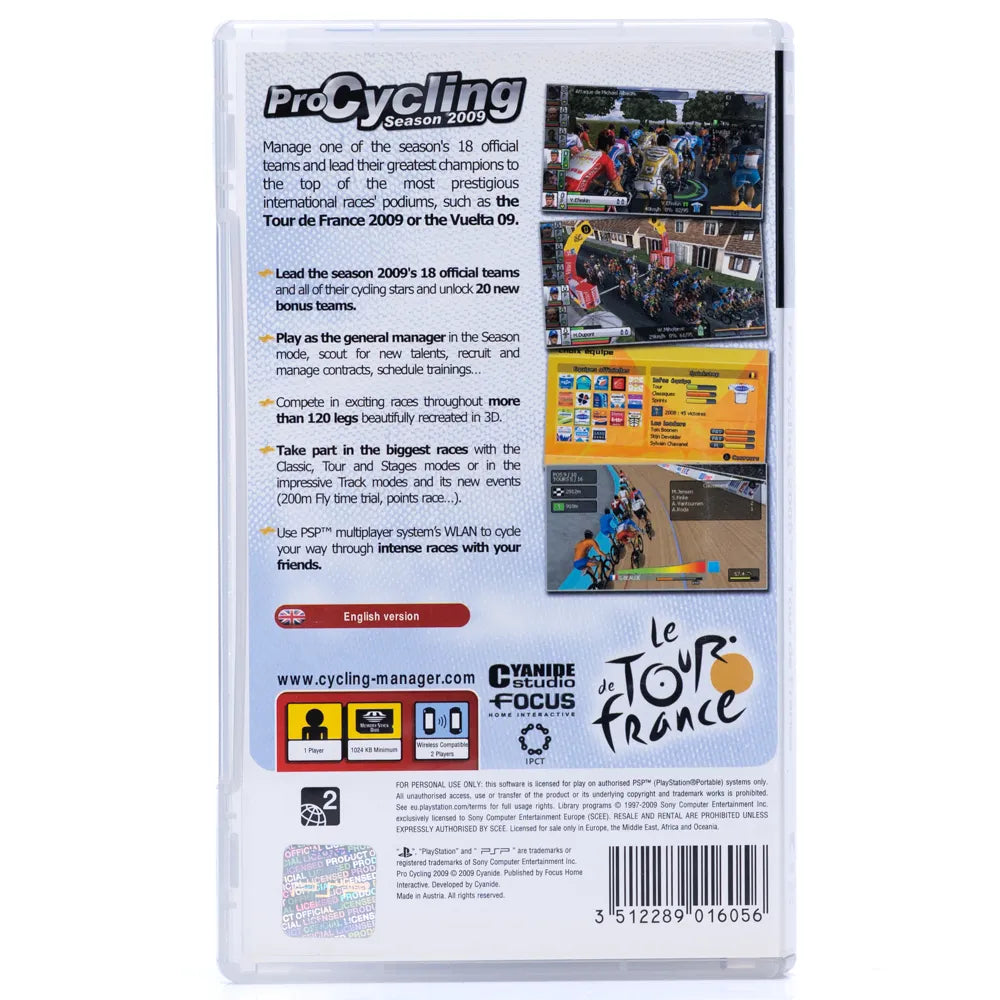 Pro Cycling 2009: Tour de France - PSP spill - Retrospillkongen