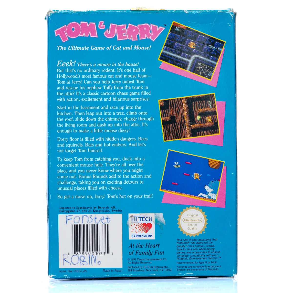 Tom & Jerry - NES spill (I Eske) - Retrospillkongen