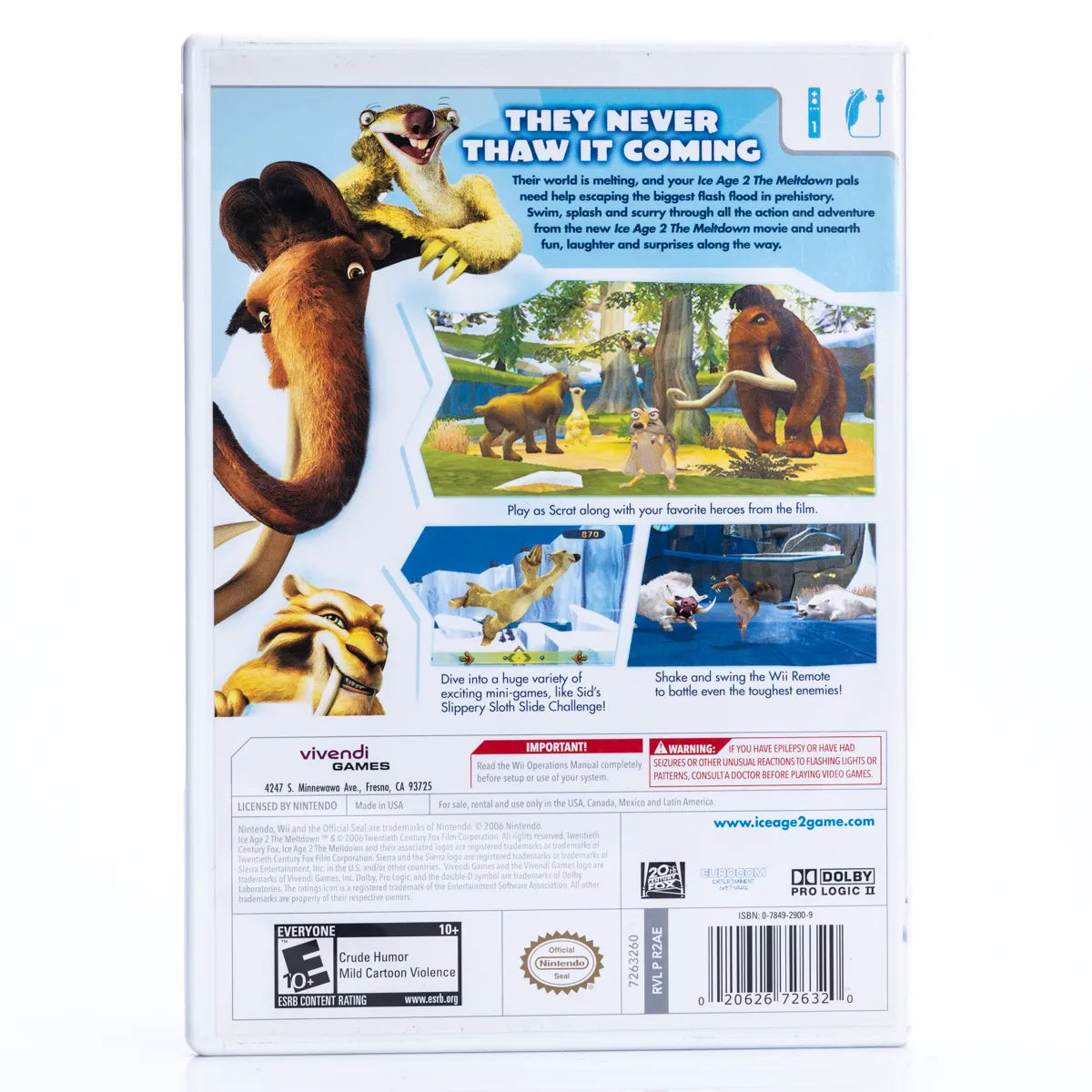 Ice Age 2: The Meltdown - Wii Spill - Retrospillkongen