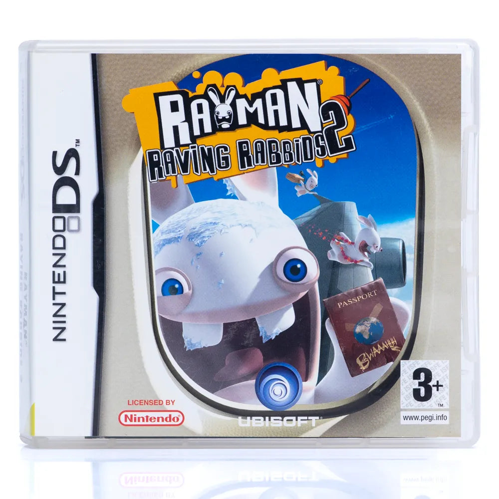 Rayman: Raving Rabbids 2 - Nintendo DS spill - Retrospillkongen