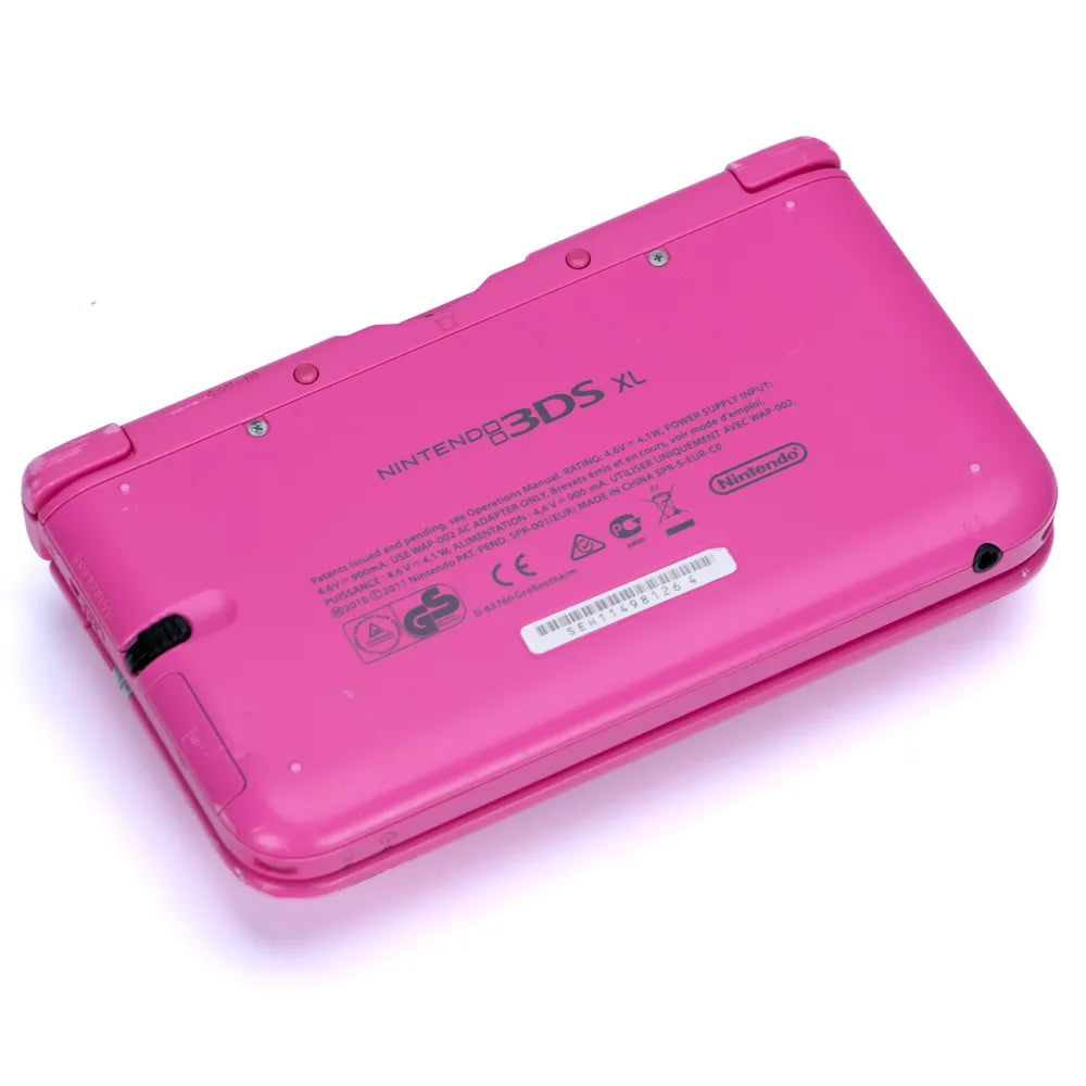 Nintendo 3DS XL Rosa Konsoll m/Strømadapter