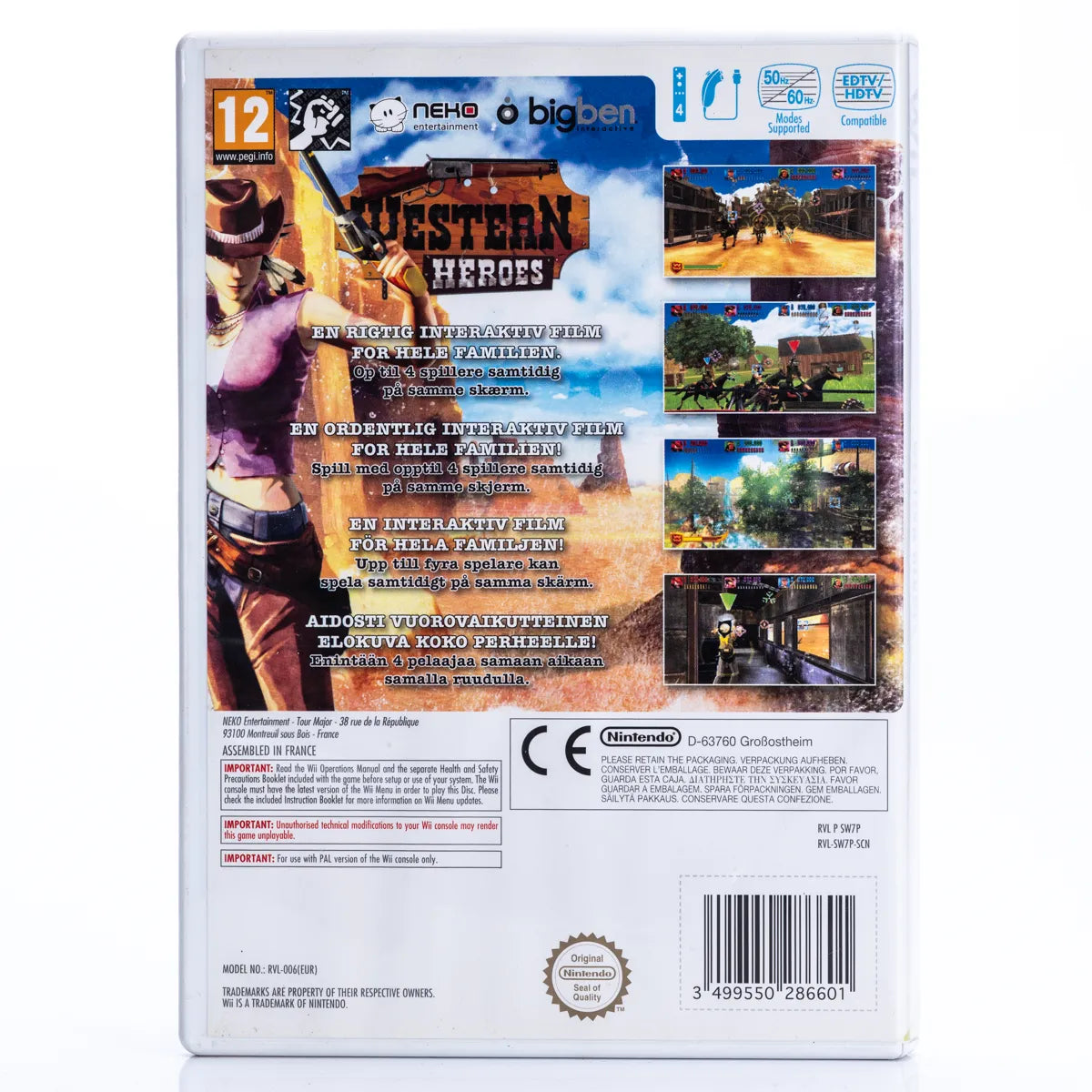 Western Heroes - Wii spill - Retrospillkongen