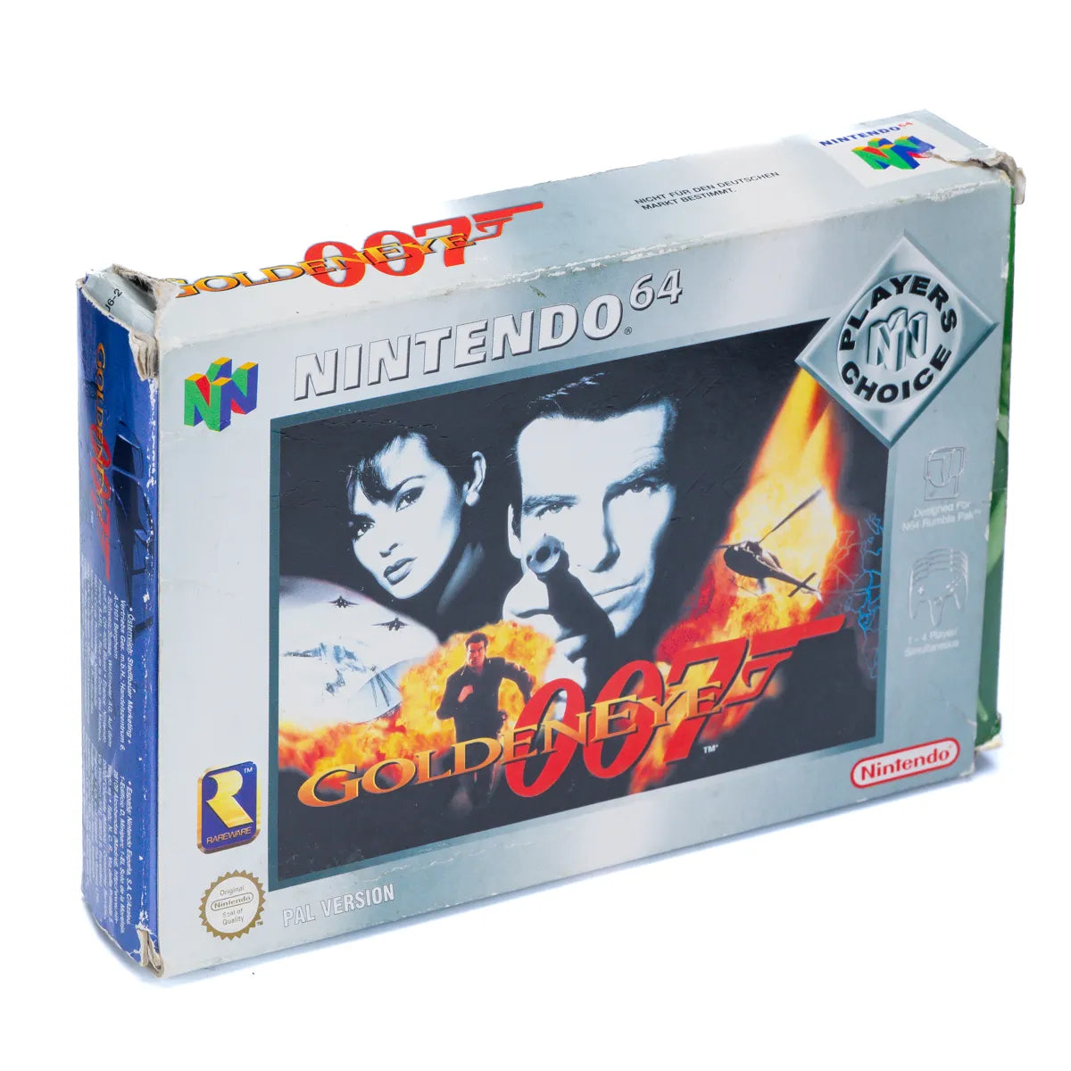 007 Golden Eye Players Choice Utgave - N64 spill (I eske) - Retrospillkongen
