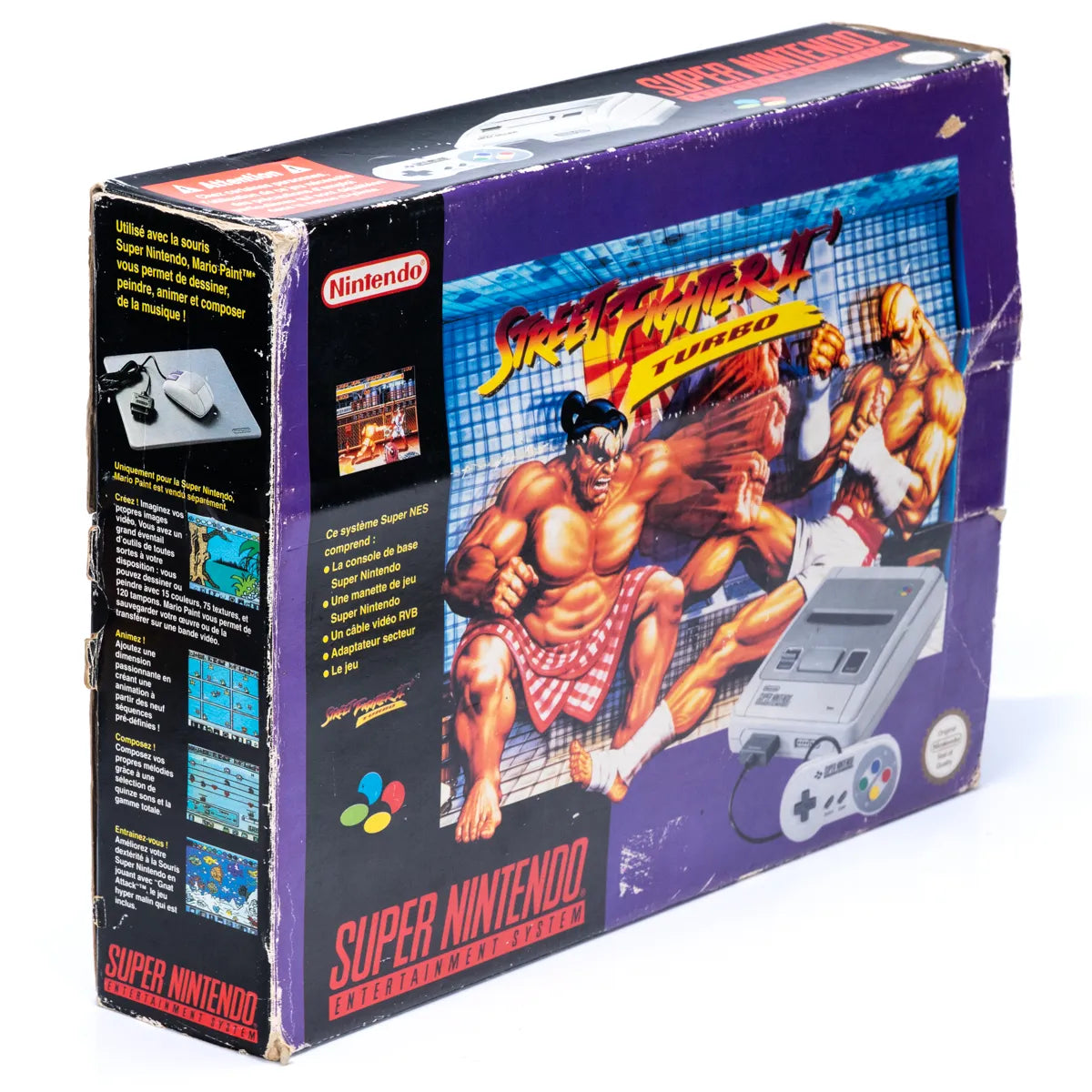 Nintendo Super Entertainment System med Street Fighter II Turbo - SNES (I eske) - Retrospillkongen