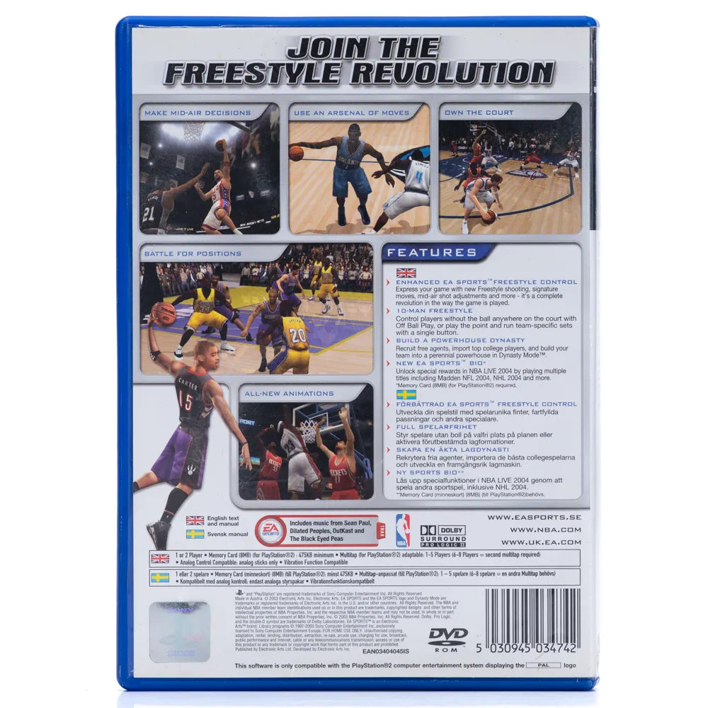 NBA Live 2004 - PS2 spill - Retrospillkongen