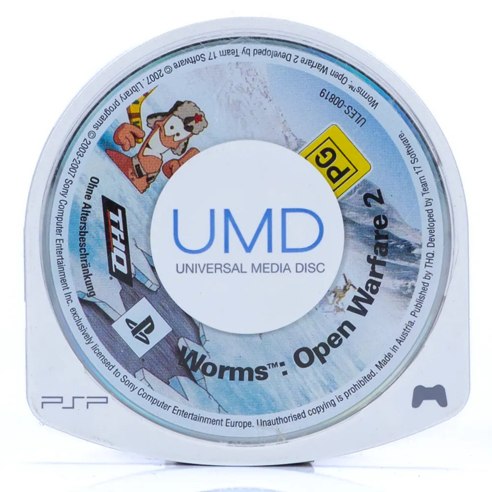 Worms: Open Warfare 2 - PSP spill - Retrospillkongen