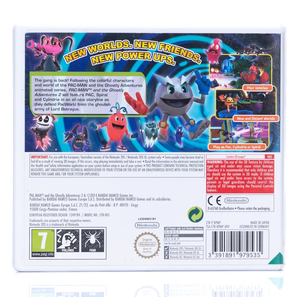 Pac-Man and the Ghostly Adventures - 3DS spill - Retrospillkongen