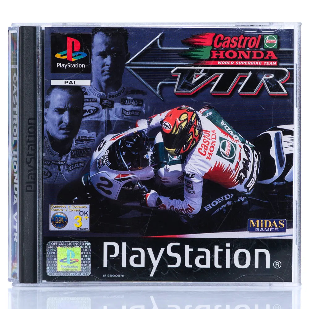 Castrol Honda VTR - PS1 spill - Retrospillkongen
