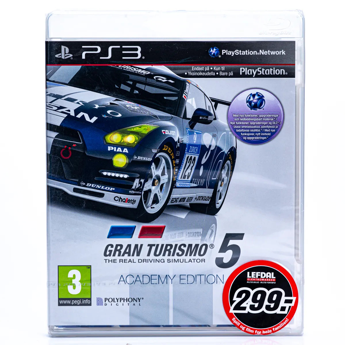 Gran Turismo 5: Academy Edition - PS3 spill (Forseglet) - Retrospillkongen