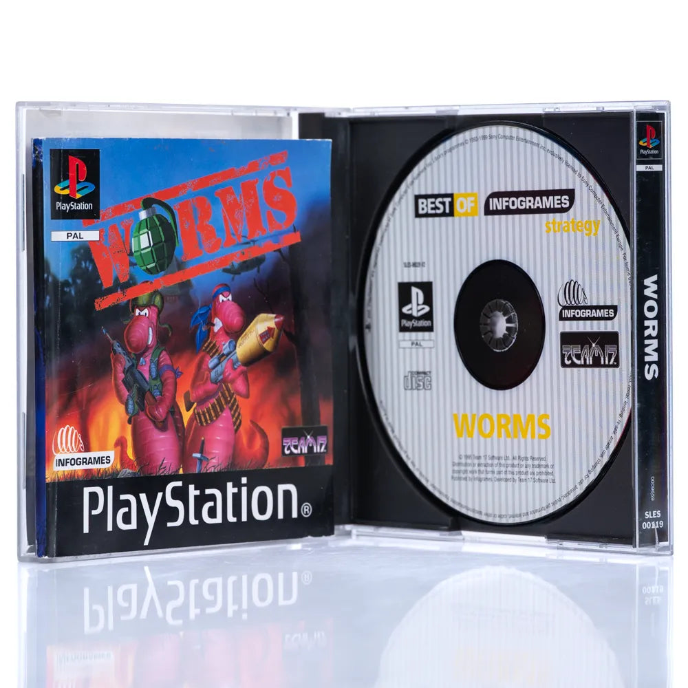 Worms - PS1 spill - Retrospillkongen