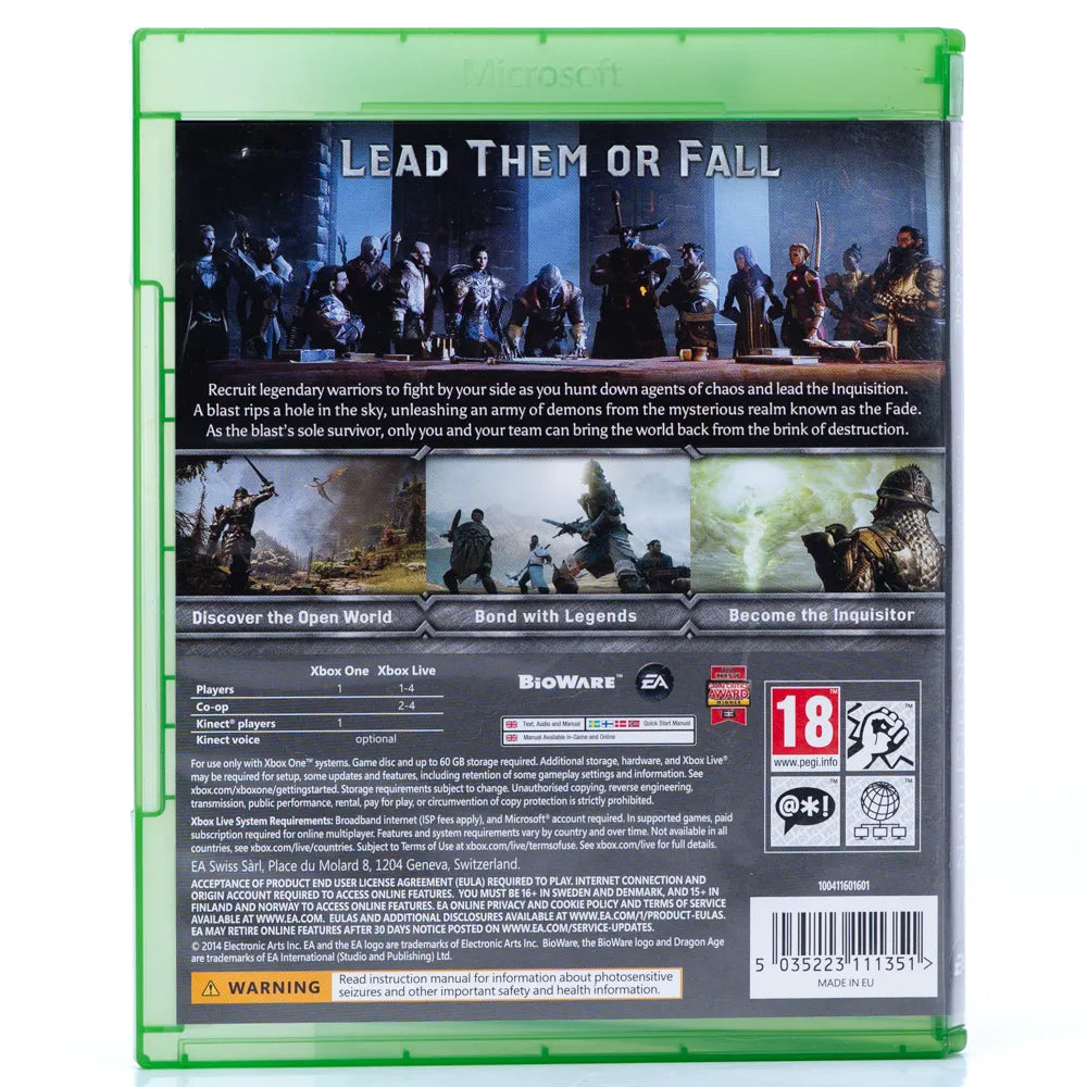 Dragon Age: Inquisition - Xbox One spill - Retrospillkongen